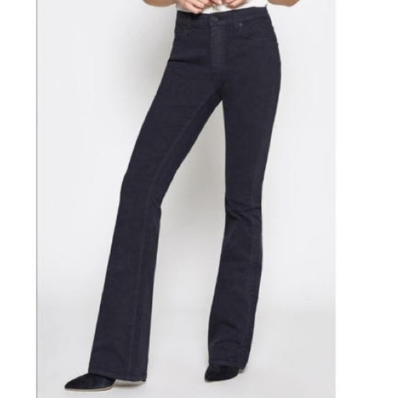 JOIE Eilena Wide High Rise Flared Black Jeans - Picture 2 of 10